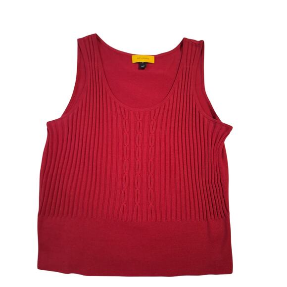 St. John Wool Silk Cashmere Womens XL  Cardigan & Top Quiet Luxury Old Money Set - Picture 10 of 16